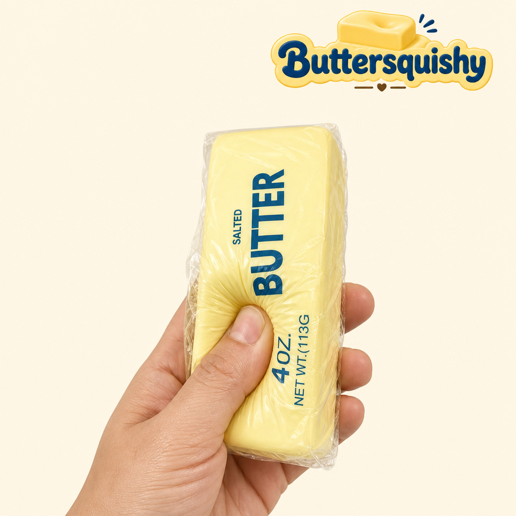 Classic Gift Butter 12-Pack being squeezed