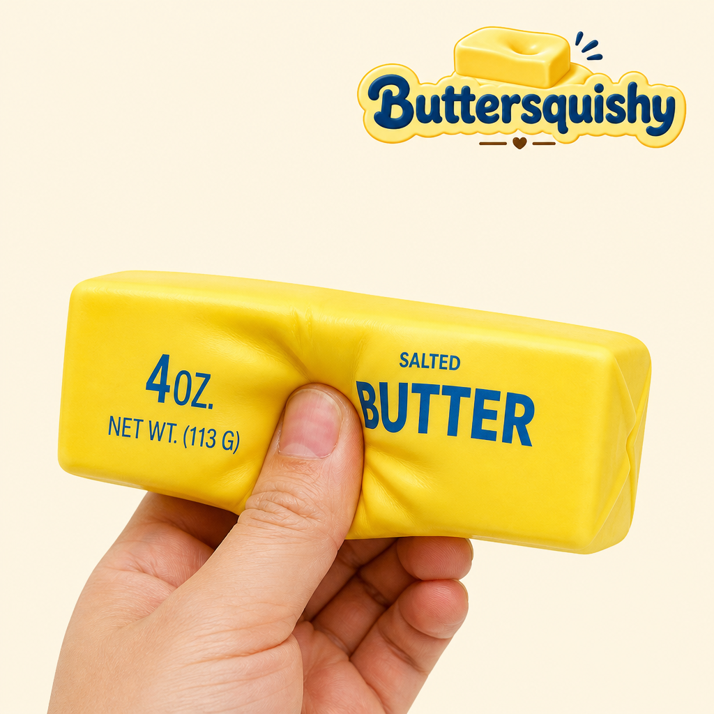 Classic Butter Stick 4oz being squeezed