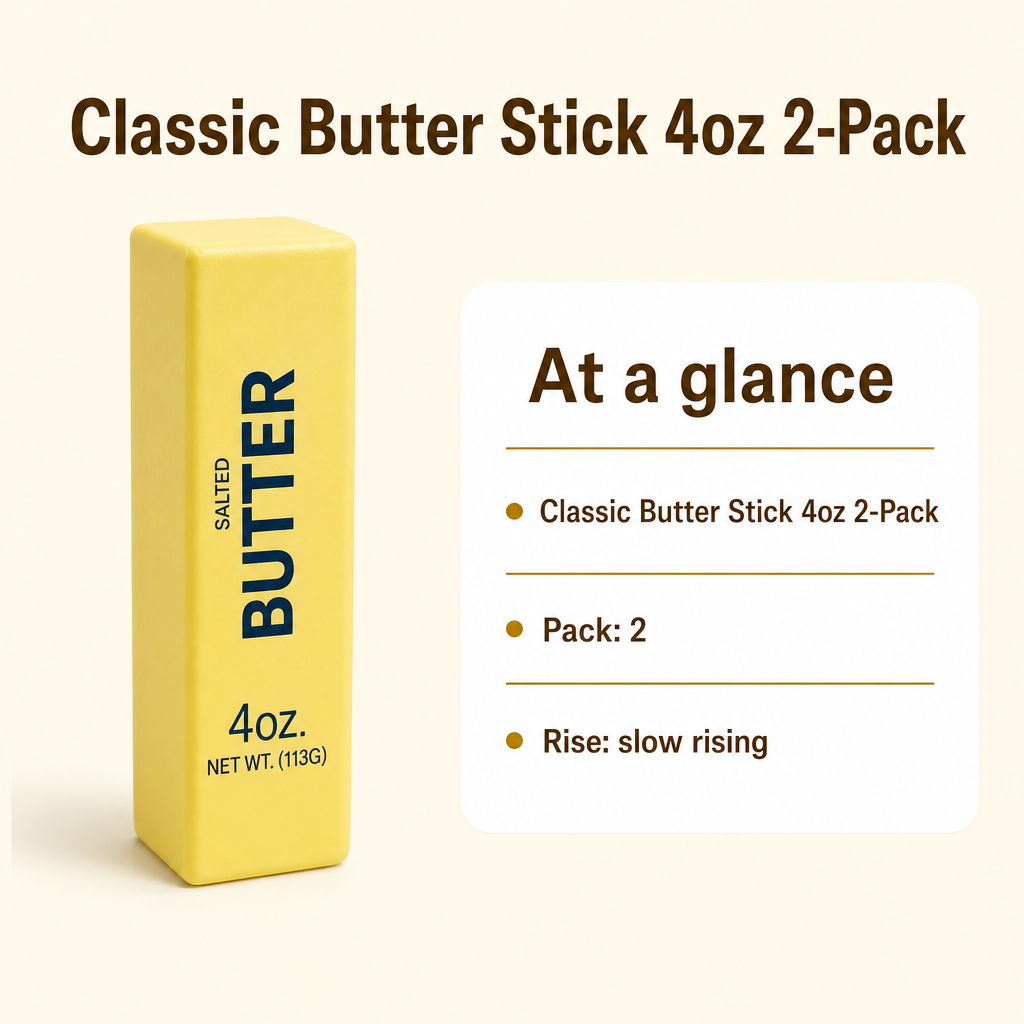 Classic Butter Stick 4oz 2-Pack specs