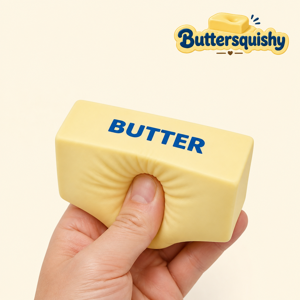 Classic Butter Stick 4oz 3-Pack being squeezed