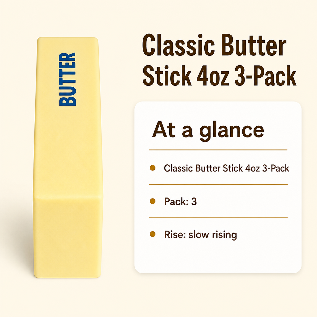 Classic Butter Stick 4oz 3-Pack specs