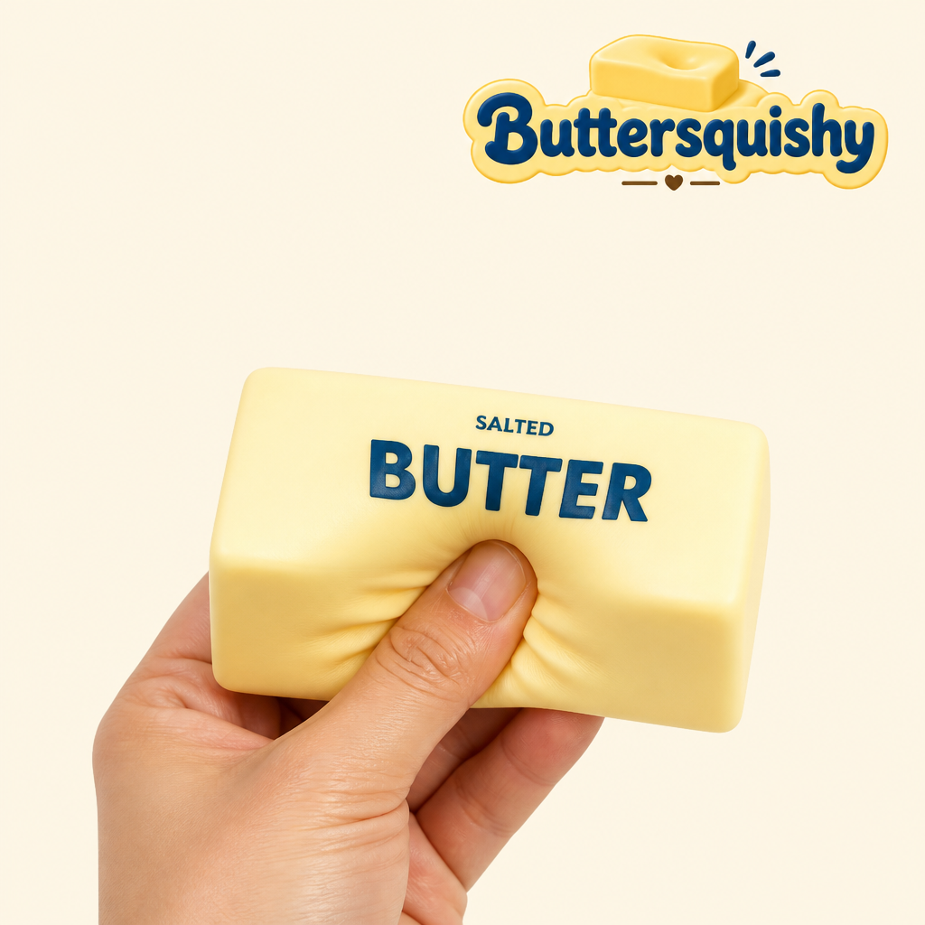 Classic Butter Stick 4oz 4-Pack being squeezed