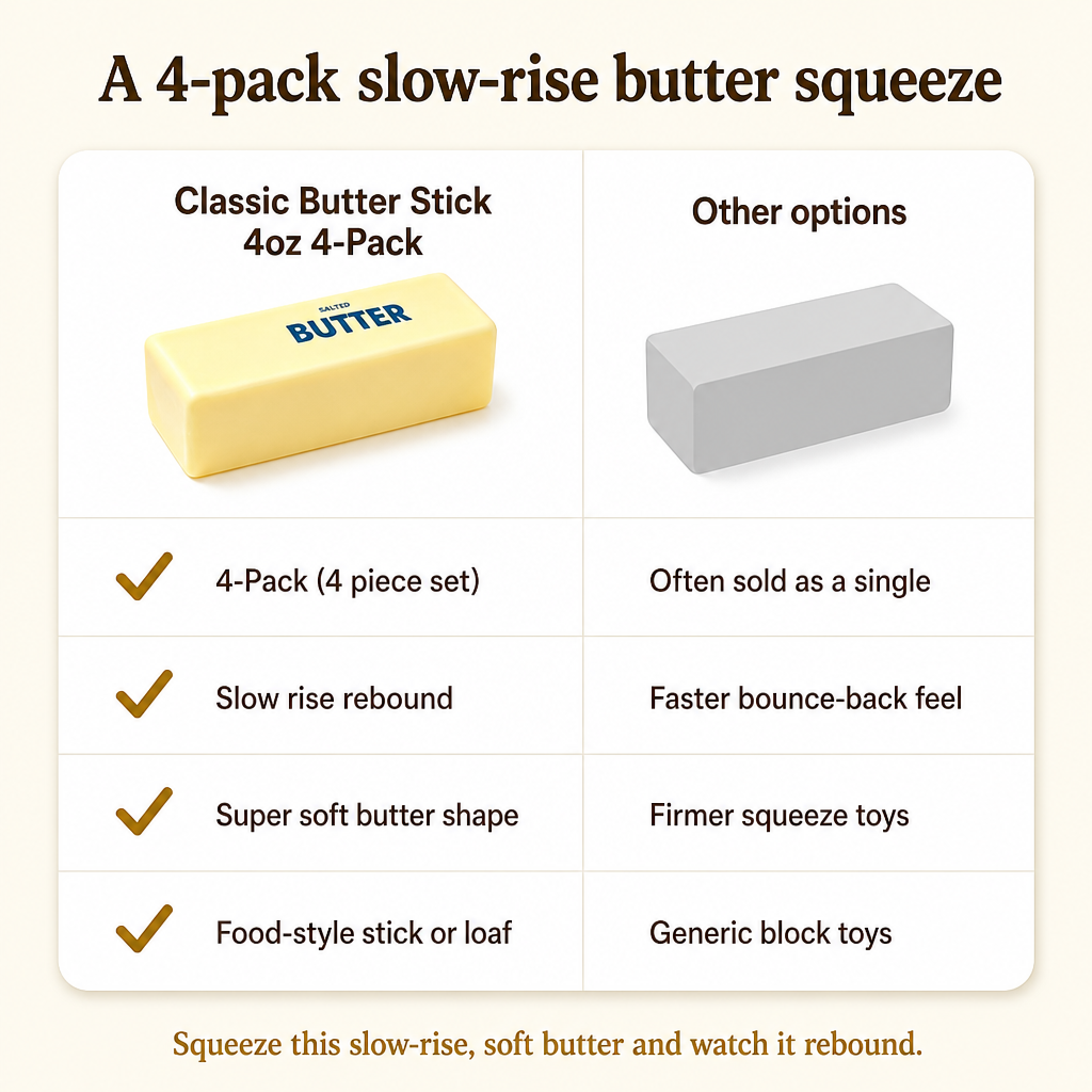 Classic Butter Stick 4oz 4-Pack comparison