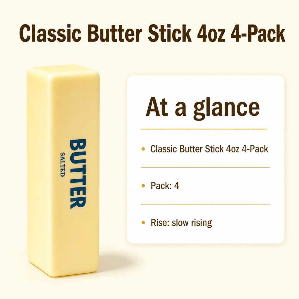 Classic Butter Stick 4oz 4-Pack specs