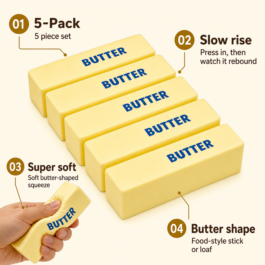 Classic Butter Stick 4oz 5-Pack features