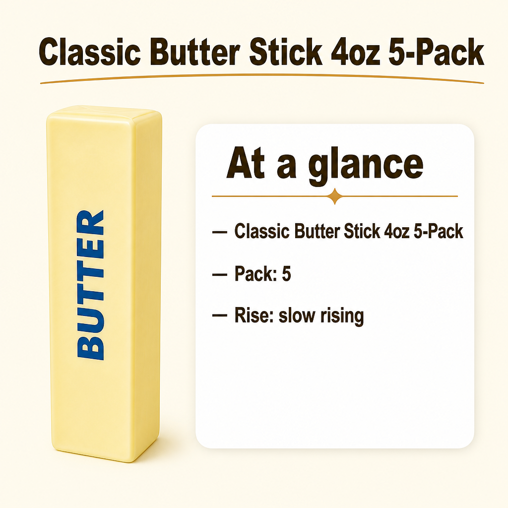 Classic Butter Stick 4oz 5-Pack specs