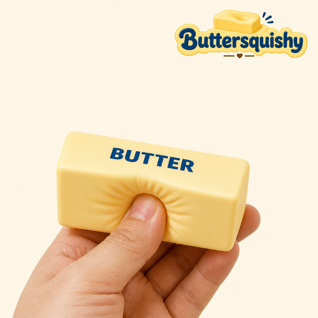 Classic Butter Stick 4oz 6-Pack being squeezed