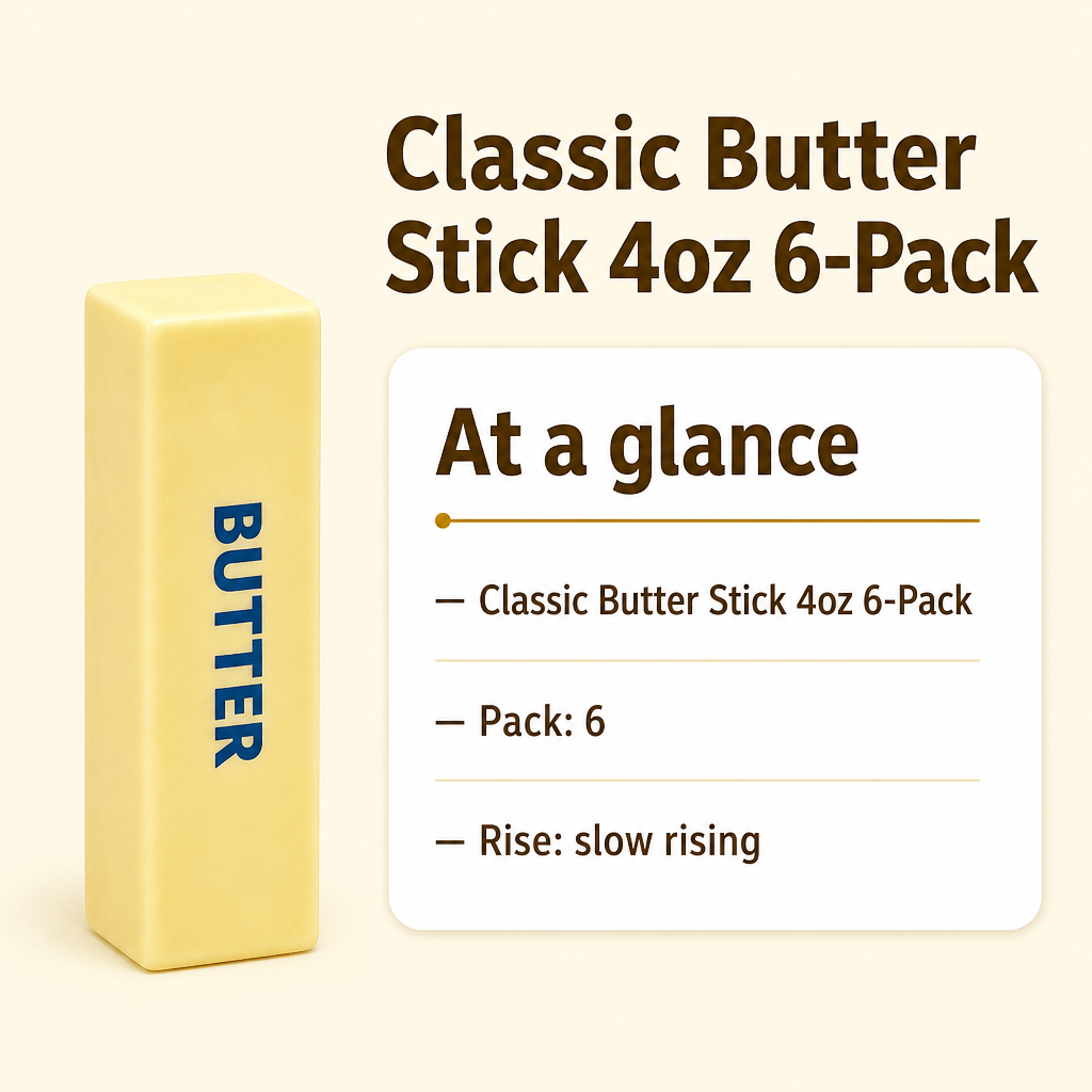Classic Butter Stick 4oz 6-Pack specs