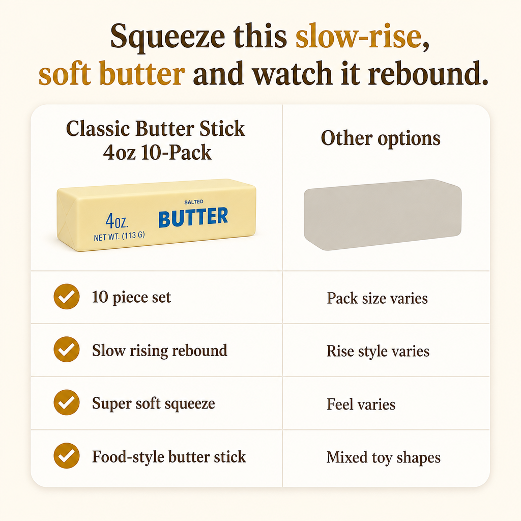 Classic Butter Stick 4oz 10-Pack comparison