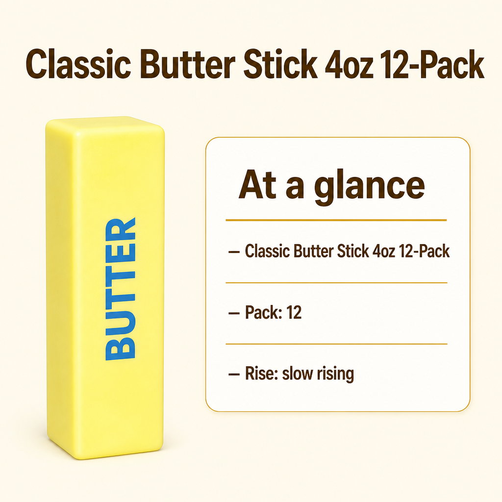 Classic Butter Stick 4oz 12-Pack specs