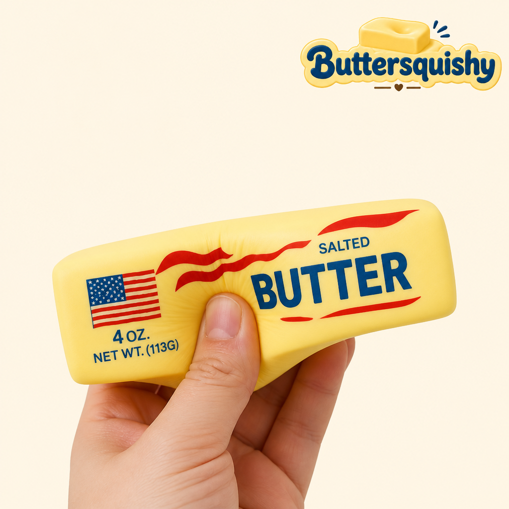Stars and Stripes Butter being squeezed