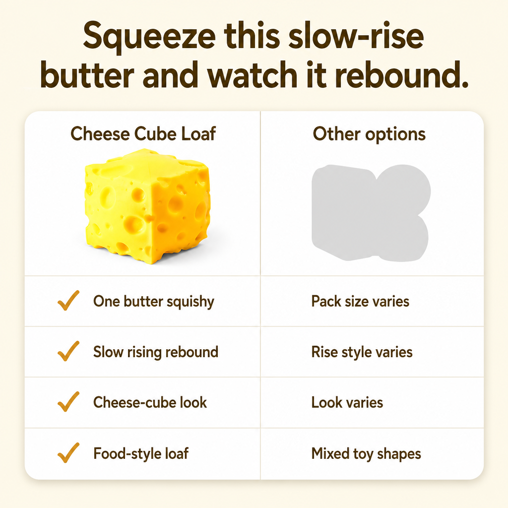Cheese Cube Loaf comparison