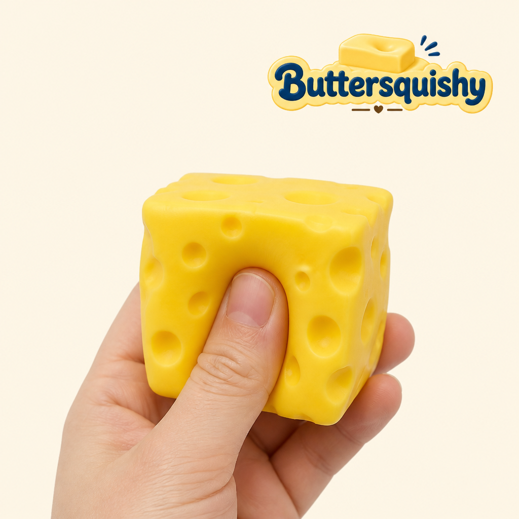 Cheese Cube Loaf 2-Pack being squeezed