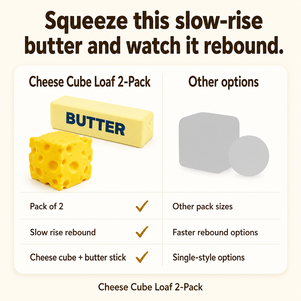 Cheese Cube Loaf 2-Pack comparison