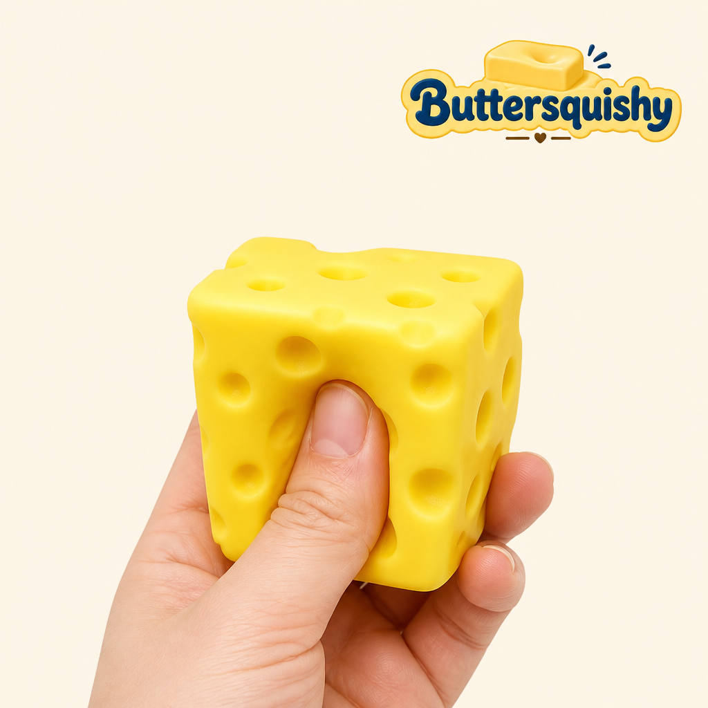 Cheese Cube Loaf 3-Pack being squeezed