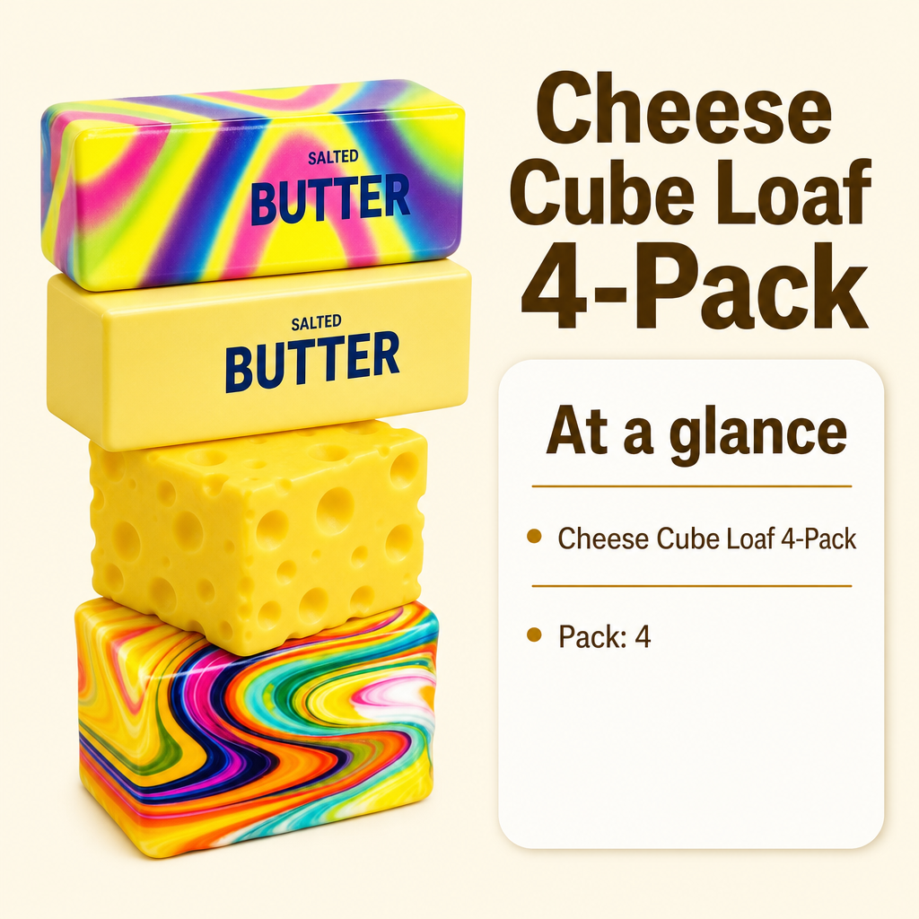 Cheese Cube Loaf 4-Pack specs