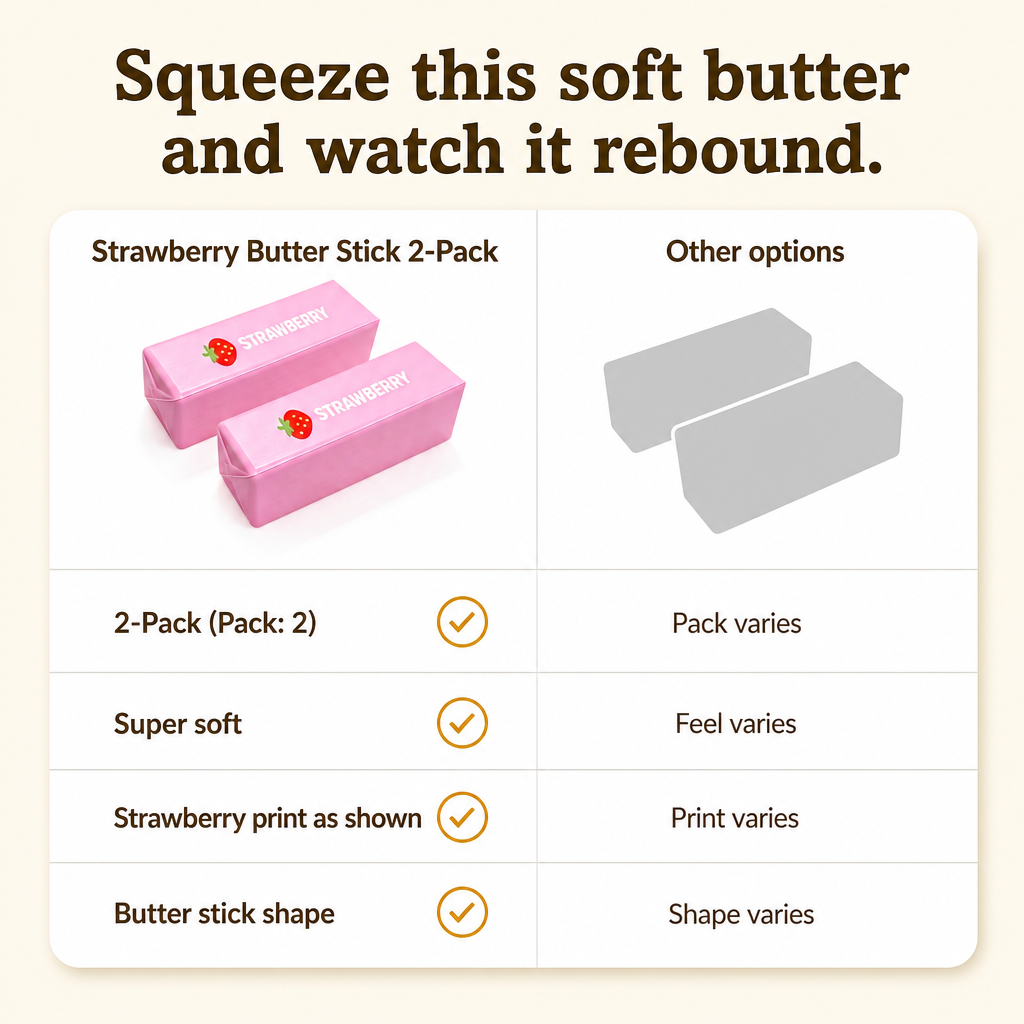 Strawberry Butter Stick 2-Pack comparison