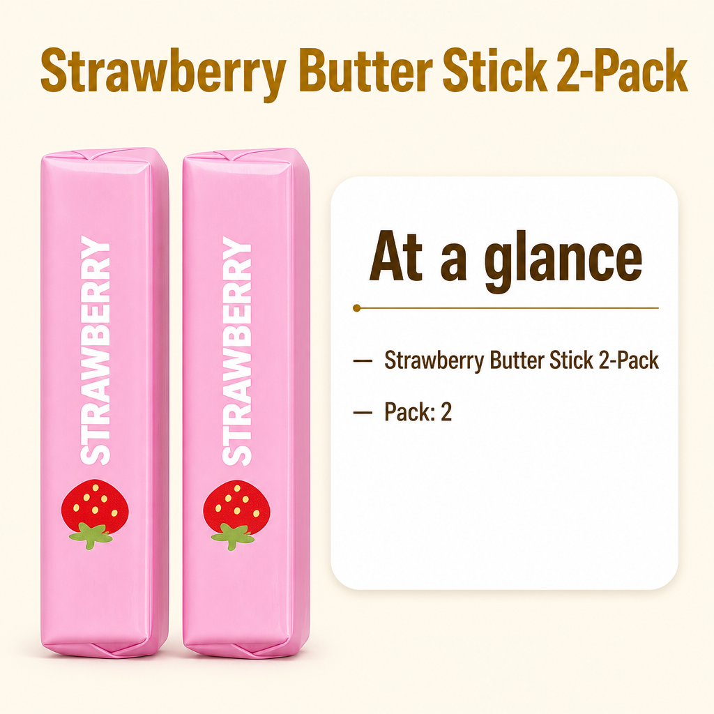 Strawberry Butter Stick 2-Pack specs