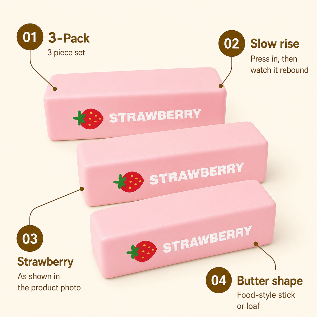 Strawberry Butter Stick 3-Pack features