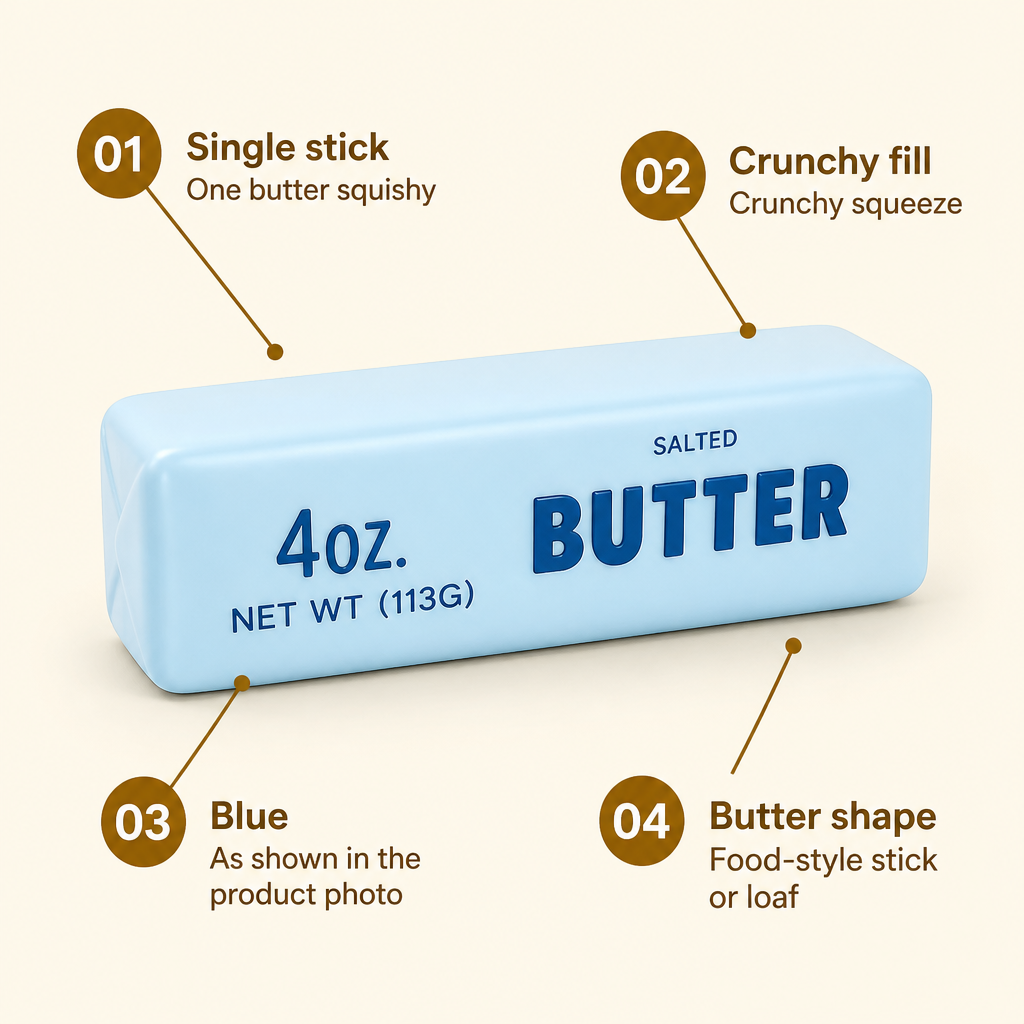 Blue Butter Stick features