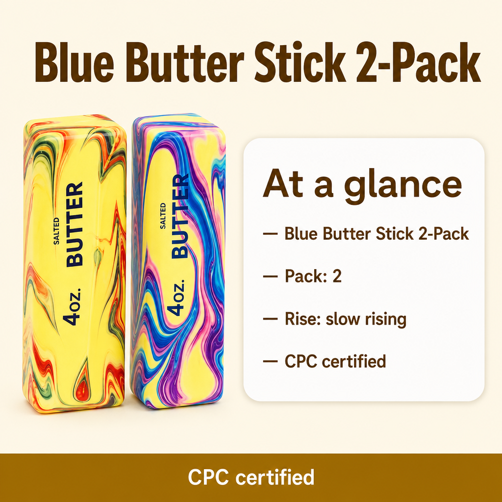 Blue Butter Stick 2-Pack specs
