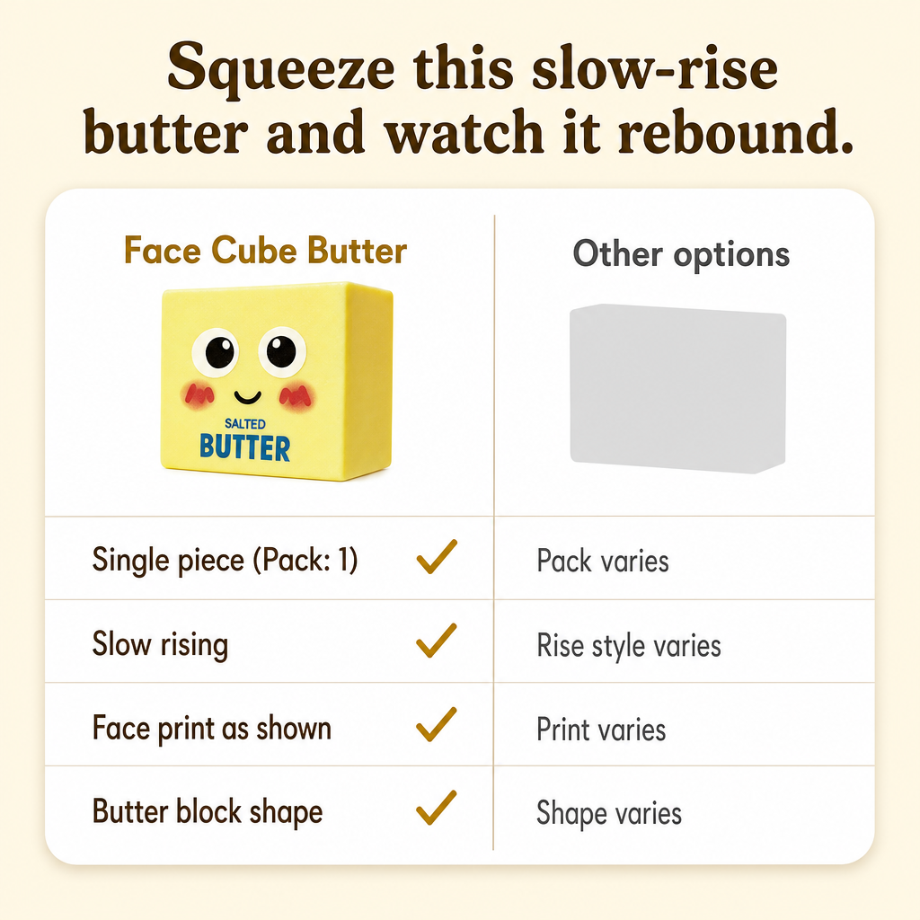Face Cube Butter comparison