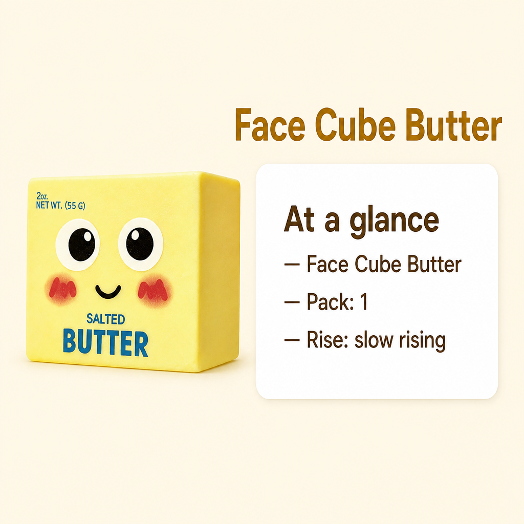 Face Cube Butter specs