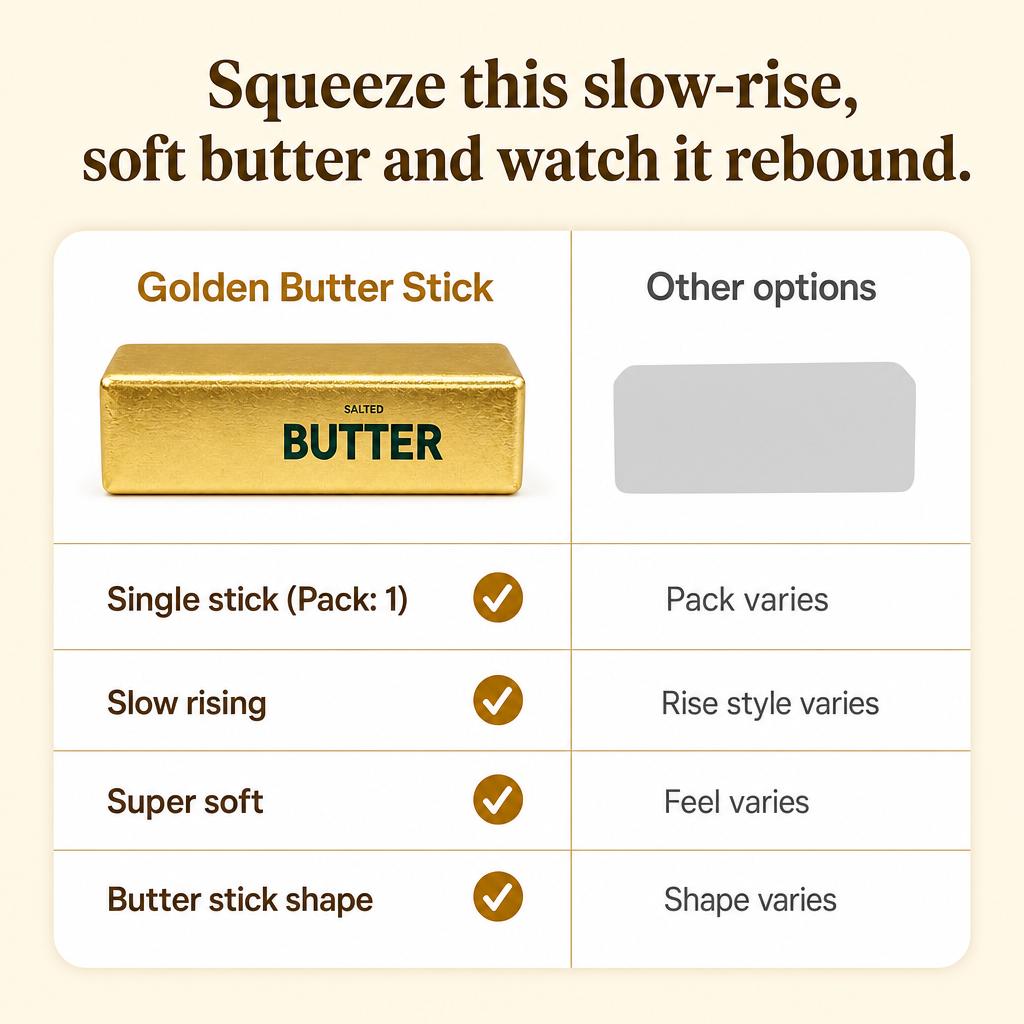 Golden Butter Stick comparison