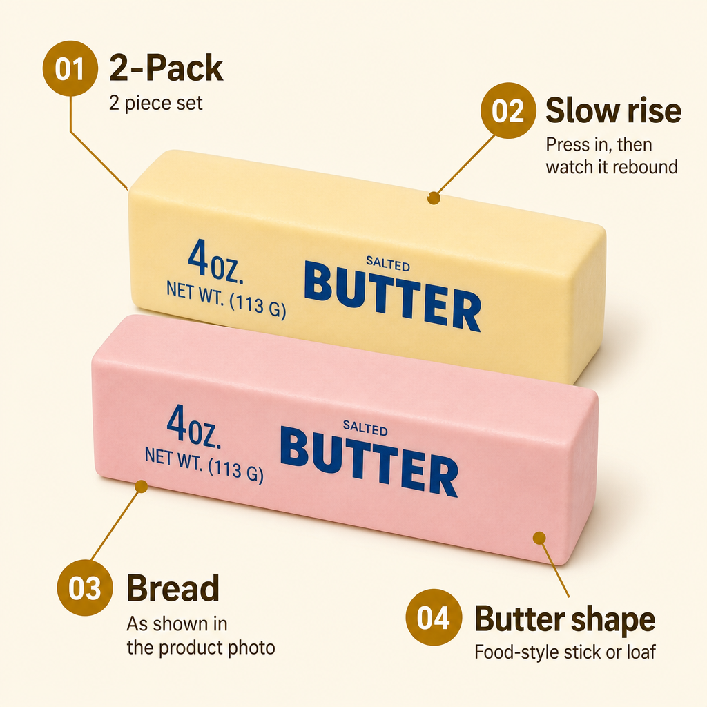 Bread Toast Loaf 2-Pack features